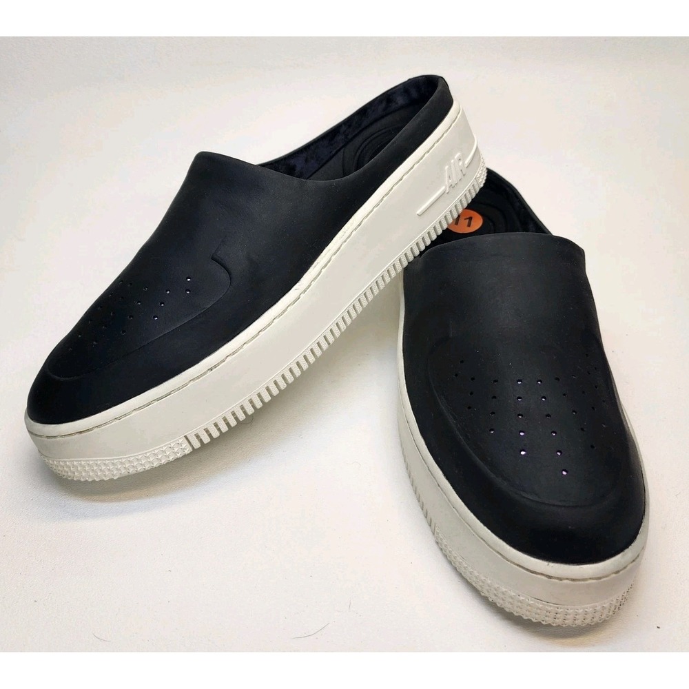 Womens Size 11 Nike Air Force 1 Lover XX Slip-On Slides Black